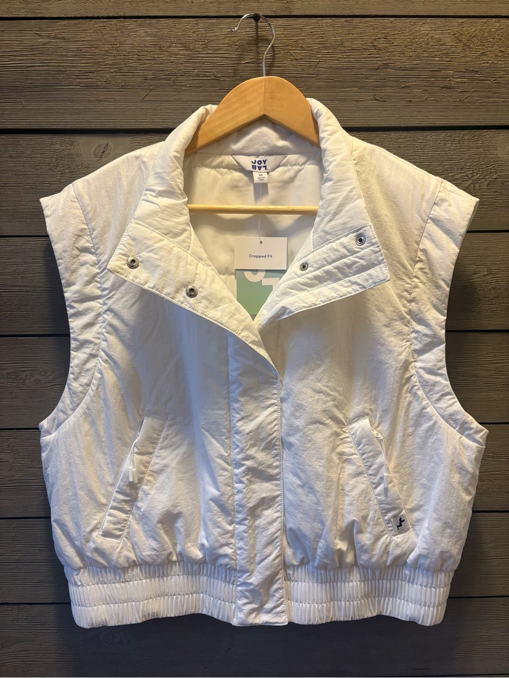 NWT JoyLab Cropped Puffer Vest